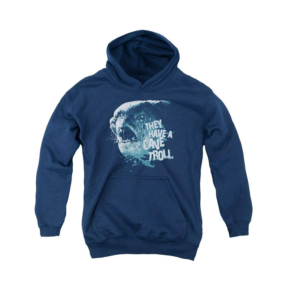 Lord Of The Rings Youth Cave Troll Pull Over Hoodie / Hooded Sweatshirt