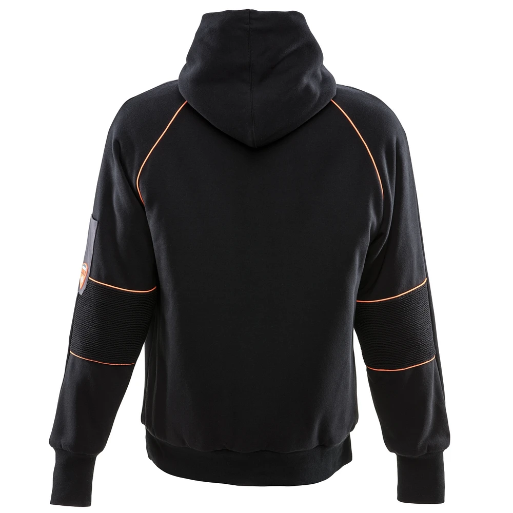 RefrigiWear Men's HiVis PolarForce Pullover Sweatshirt - High Visibility Insulated Hoodie with Kangaroo Pocket