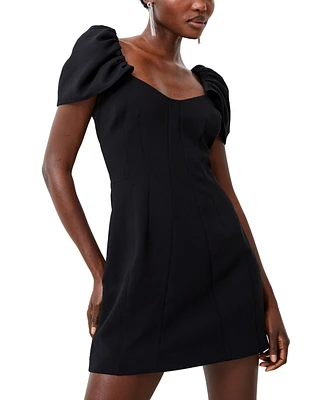 French Connection Women's Whisper Gathered-Sleeve Dress