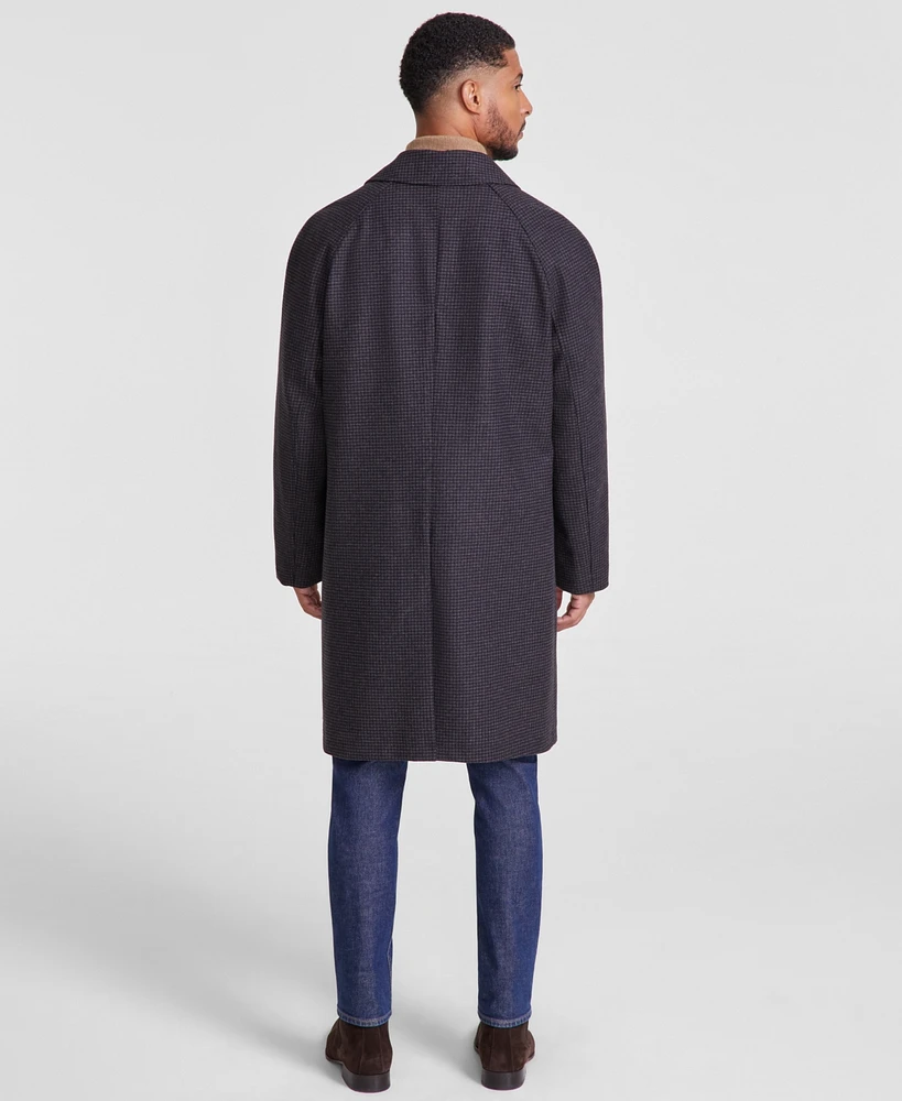 Michael Kors Men's Classic-Fit Check Overcoat