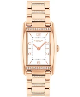 Coach Women's Reese Rose Gold-Tone Stainless Steel Crystal Watch 24mm