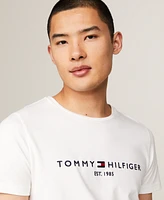 Tommy Hilfiger Men's Embroidered Logo Slim-Fit Crewneck T-Shirt