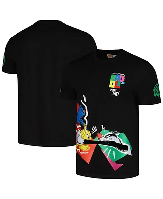 Men's and Women's Freeze Max Black Looney Tunes Bad Tweety T-shirt