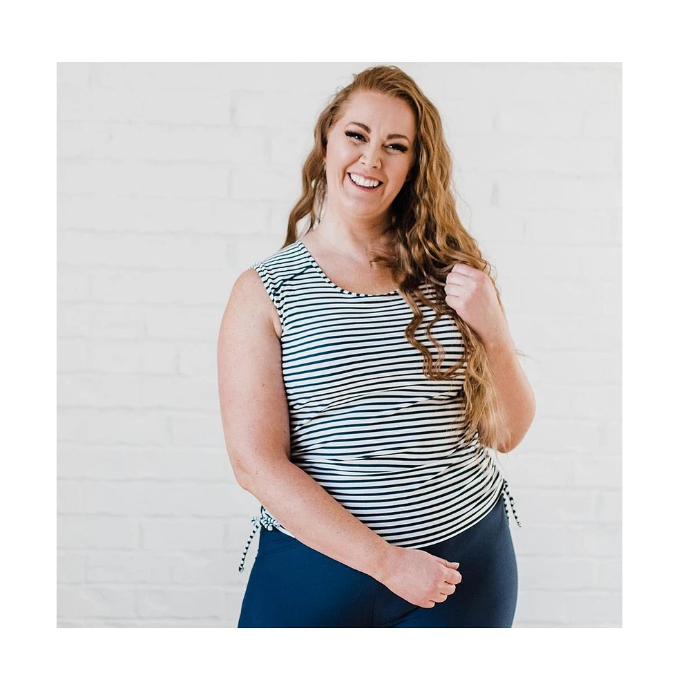 Calypsa Plus Size Closed Back Maya Swim Top