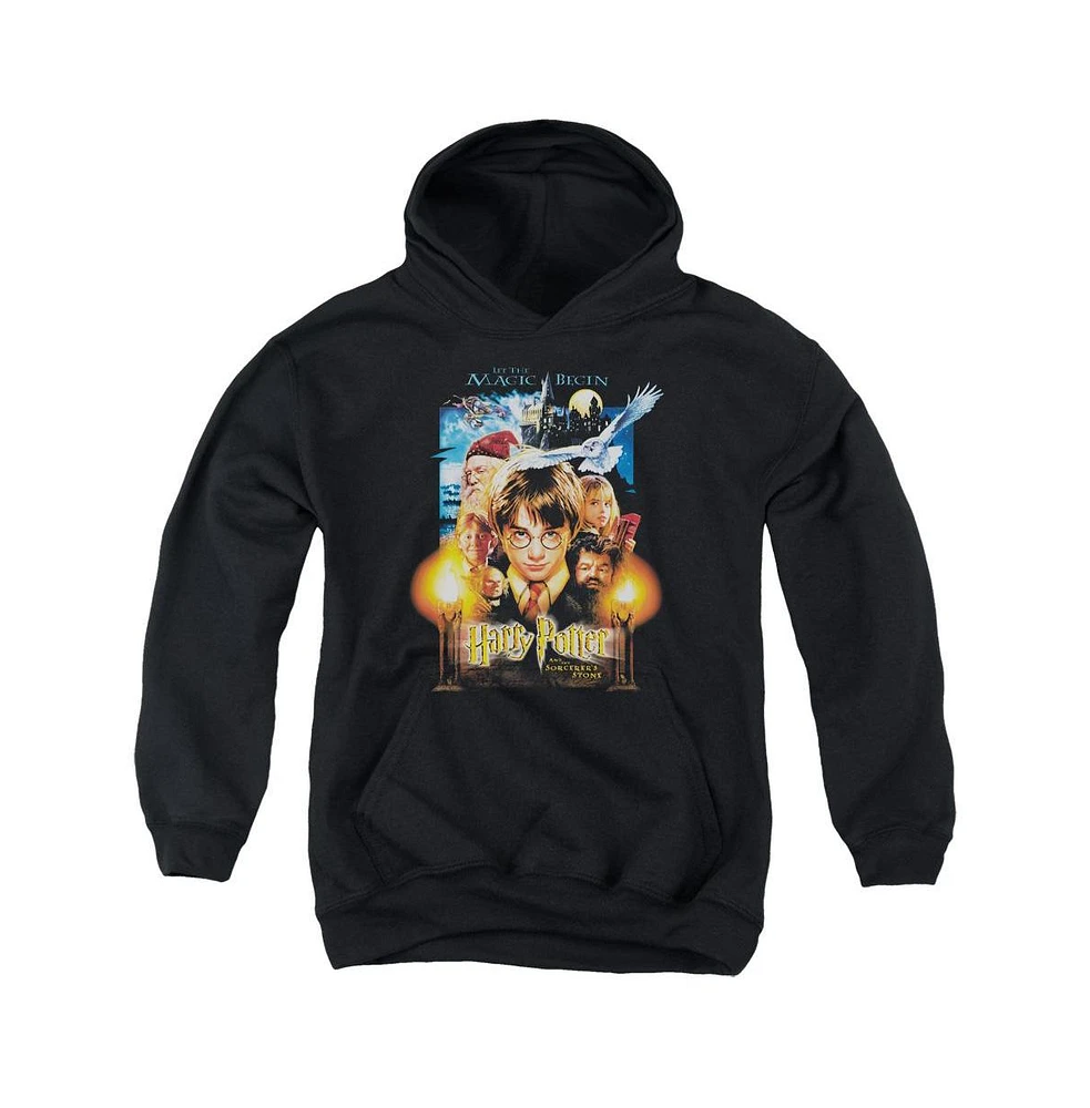 Harry Potter Youth Movie Poster Pull Over Hoodie / Hooded Sweatshirt