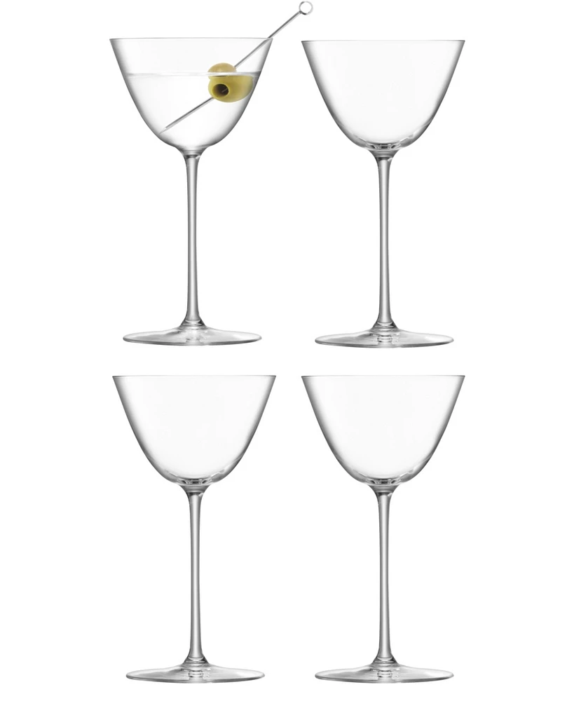 Lsa International Borough Martini Glasses, Set of 4