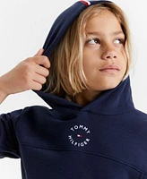 Tommy Hilfiger Big Boys Elevated Logo Embroidered Fleece Hoodie Tapered Fit Fleece Joggers