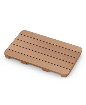 Waterproof Hips Spa Shower Mat for Bathroom with Non Slip Foot Pads