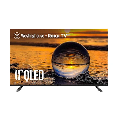 Westinghouse 43" Edgeless Qled 4K Roku Tv - WR43QX400