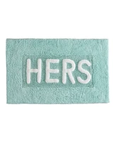 Jean Pierre Hers Cotton Bath Rug, 21" x 34"