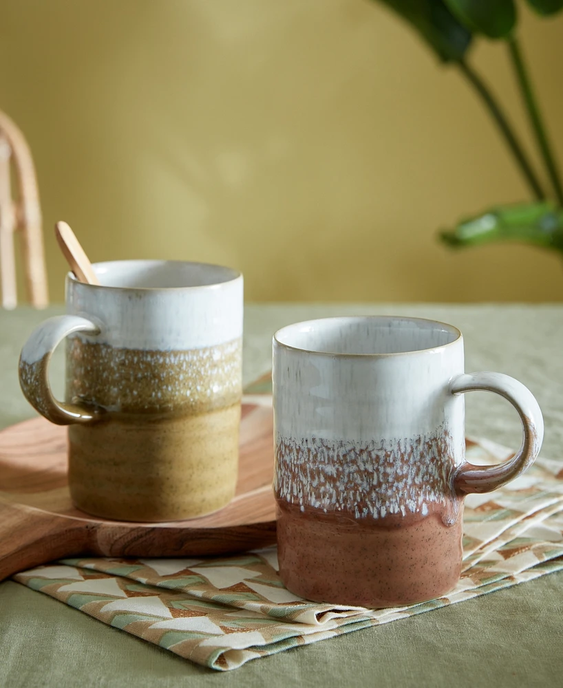 Kiln by Denby Collection Accents Ridged Mug