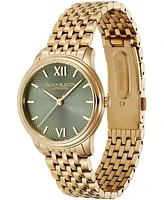 Olivia Burton Women's Classic Swirl Gold-Tone Stainless Steel Watch 32mm