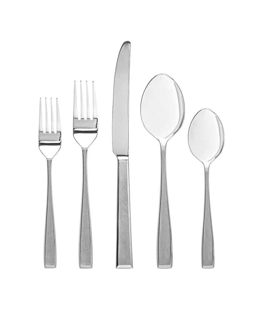 Godinger Ingot Mirrored 18/10 Stainless 20 Piece Set, Service for 4