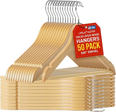Lifemaster Wooden Hanger Set