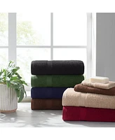 True Color Bath Towels (6 Pack), Solid Options, 25x52 in., 100% Soft Cotton