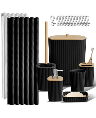 Clara Clark 20 Piece Complete Bathroom & Vanity Accessories Set