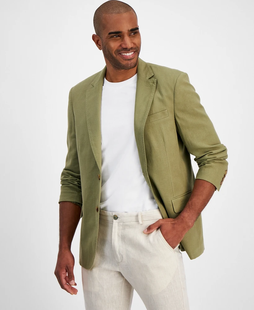 Club Room Men's 100% Linen Blazer, Created for Macy's