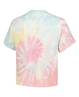 Mad Engine Unisex Blue Lilo and Stitch Colorful Tie-Dye T-Shirt