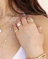 Ettika 18k Gold Plated Ultimate Babe Ring Set