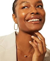 Audrey by Aurate Diamond Rectangular Hoop Earrings (1/4 ct. t.w.) in Gold Vermeil, Created for Macy's