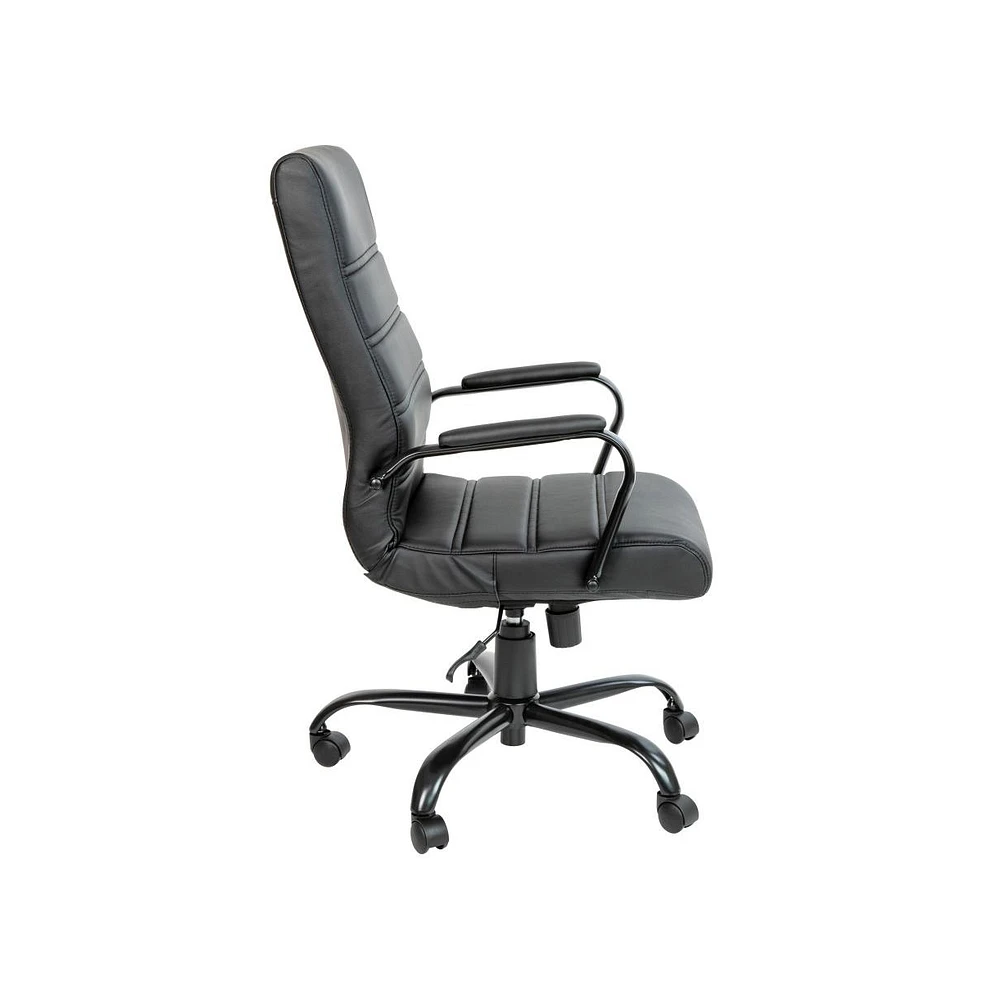 Milano Contemporary High-Back Home Office Chair With Padded Arms