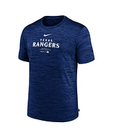 Nike Men's Royal Texas Rangers Authentic Collection Velocity Performance Practice T-Shirt