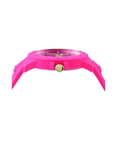 Versus Versace Men's Tokyo Silicone Date Quartz Pink Silicone Strap 42mm