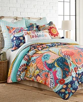 Levtex Jules Reversible 3-Pc. Comforter Set, Full/Queen