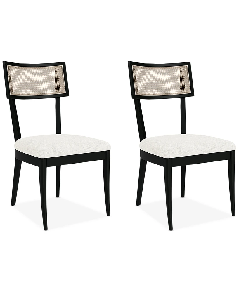 Closeout! Laguna 2pc Cane Back Chair Set
