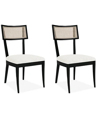 Closeout! Laguna 2pc Cane Back Chair Set