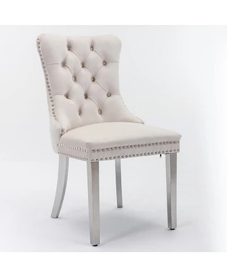 Contemporary Velvet Dining Chairs