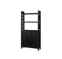 Bookcase Black for Home or Office Use