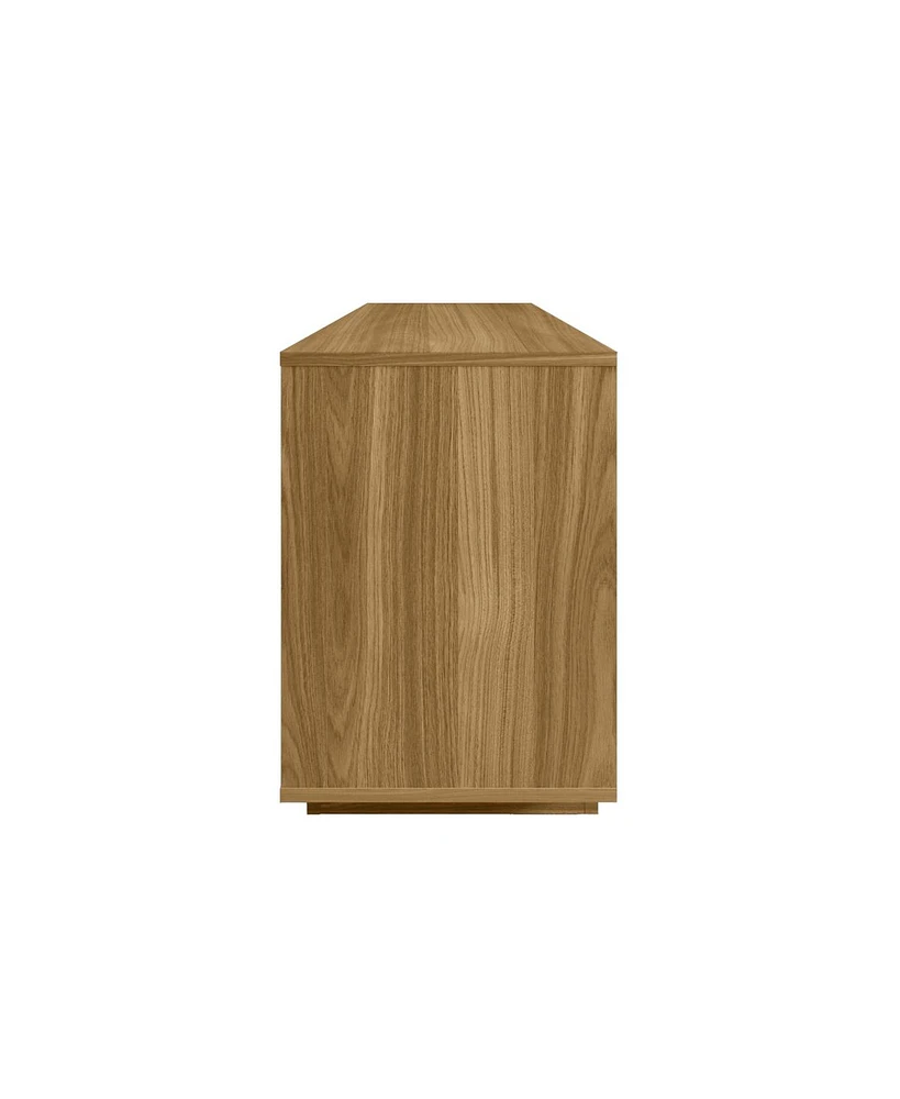 Streamdale Furniture Contemporary Tv Stand For TVs Up To 70", Oak