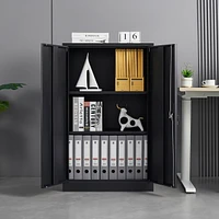 Streamdale Furniture Metal Locking Storage Cabinet