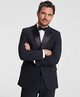 B by Brooks Brothers Men's Classic-Fit Wool Blend Tuxedo Suit Separates Jacket