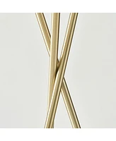 Jaxon 60" Led Contempoary Tripod Floor Lamp with Drum Shade