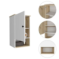 Kensington 1-Shelf Medicine Cabinet Light Oak And White