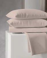 Purity Home 400 Thread Count Wrinkle Resistant Cotton Sateen 4-Pc. Sheet Set