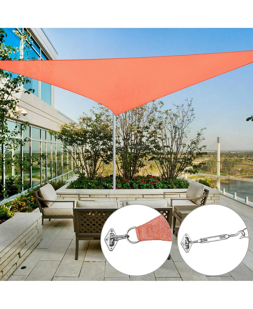 Triangle Sun Shade Sail Hardware Kit 304 Anti-Rust Stainless Steel Yard 2 Pack