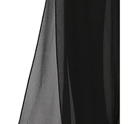 Alex Evenings Petite Straight-Leg Overlay Pants