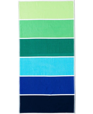 Lands' End Kids Cabana Stripe Beach Towel