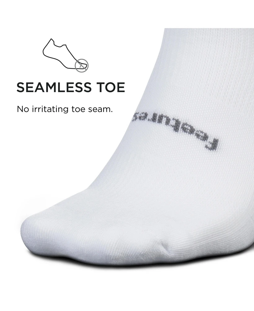 Feetures Men's High Performance Cushion Quarter Sock for Women & Men - Moisture-Wicking Athletic Socks