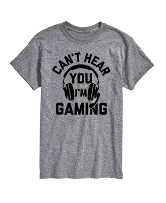 Hybrid Apparel Can't Hear You Gaming Men's Short Sleeve Tee