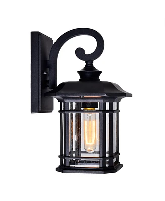 Cwi Lighting 12.9" Metal Blackburn 1 Light Outdoor Wall Lantern
