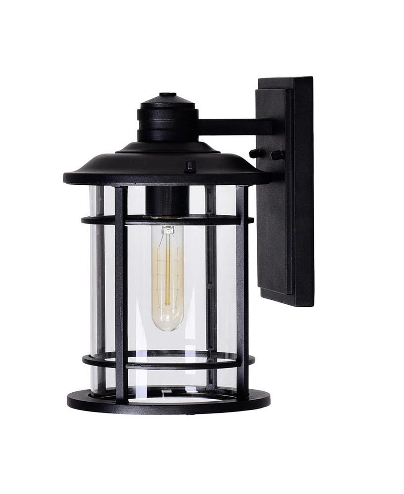 Cwi Lighting 10.8" Metal Belmont 1 Light Outdoor Wall Lantern