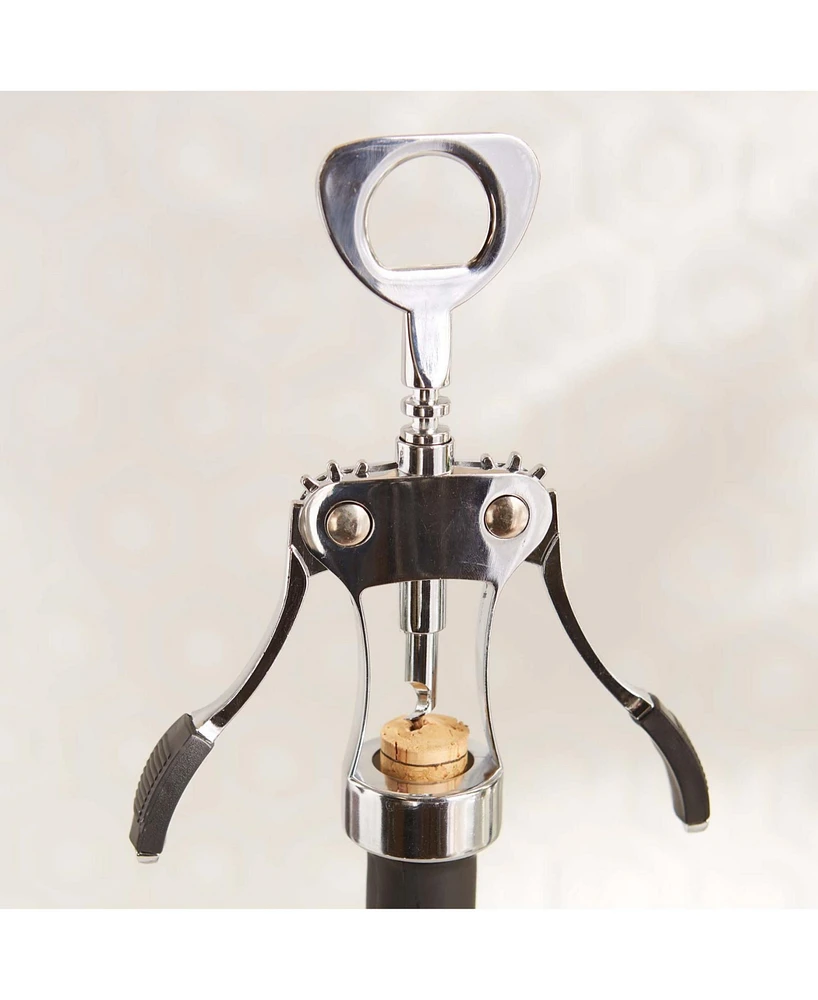 Rsvp International Winged Gear Driven Wine Opener 7x3x1.5"