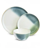 Sango Sittera Color Block Reactive 12 Pc. Dinnerware Set, Service for 4