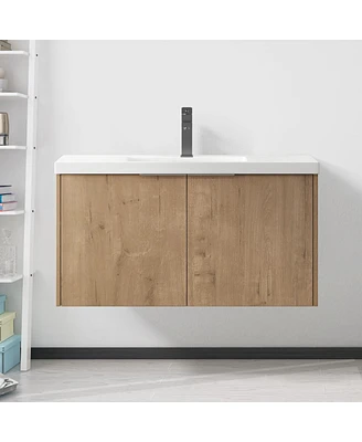 36" Modern Design Bathroom Vanity with Sink, Soft Close Doors