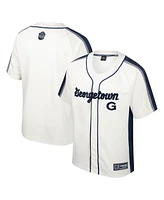 Colosseum Men's Georgetown Hoyas Ruth Button-Up Baseball Jersey