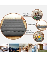 Caromio Full Size Futon Mattress Floor Mattress Pad Portable Dorm Sleeping Pad, 54"x 80"
